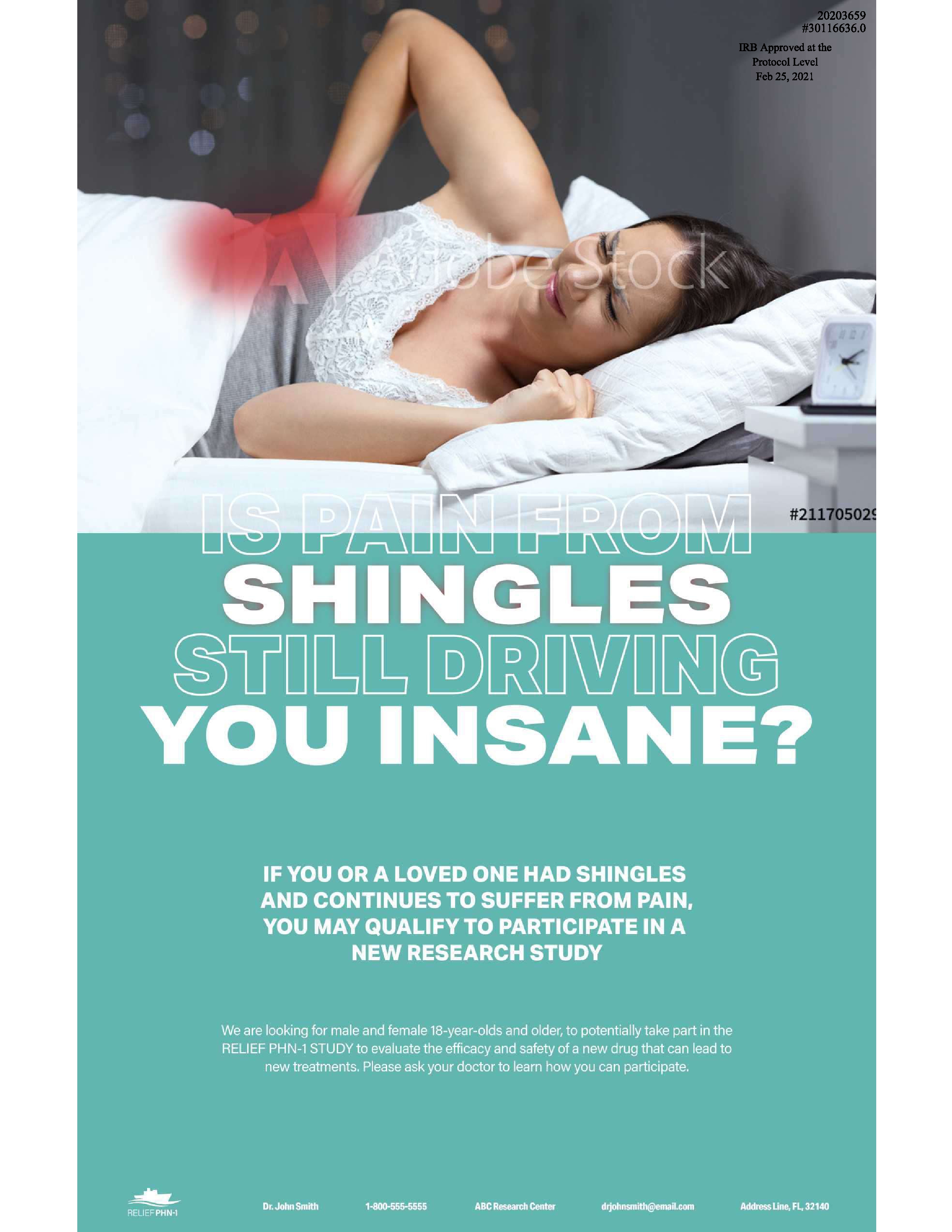 CIS Shingle Pain Study