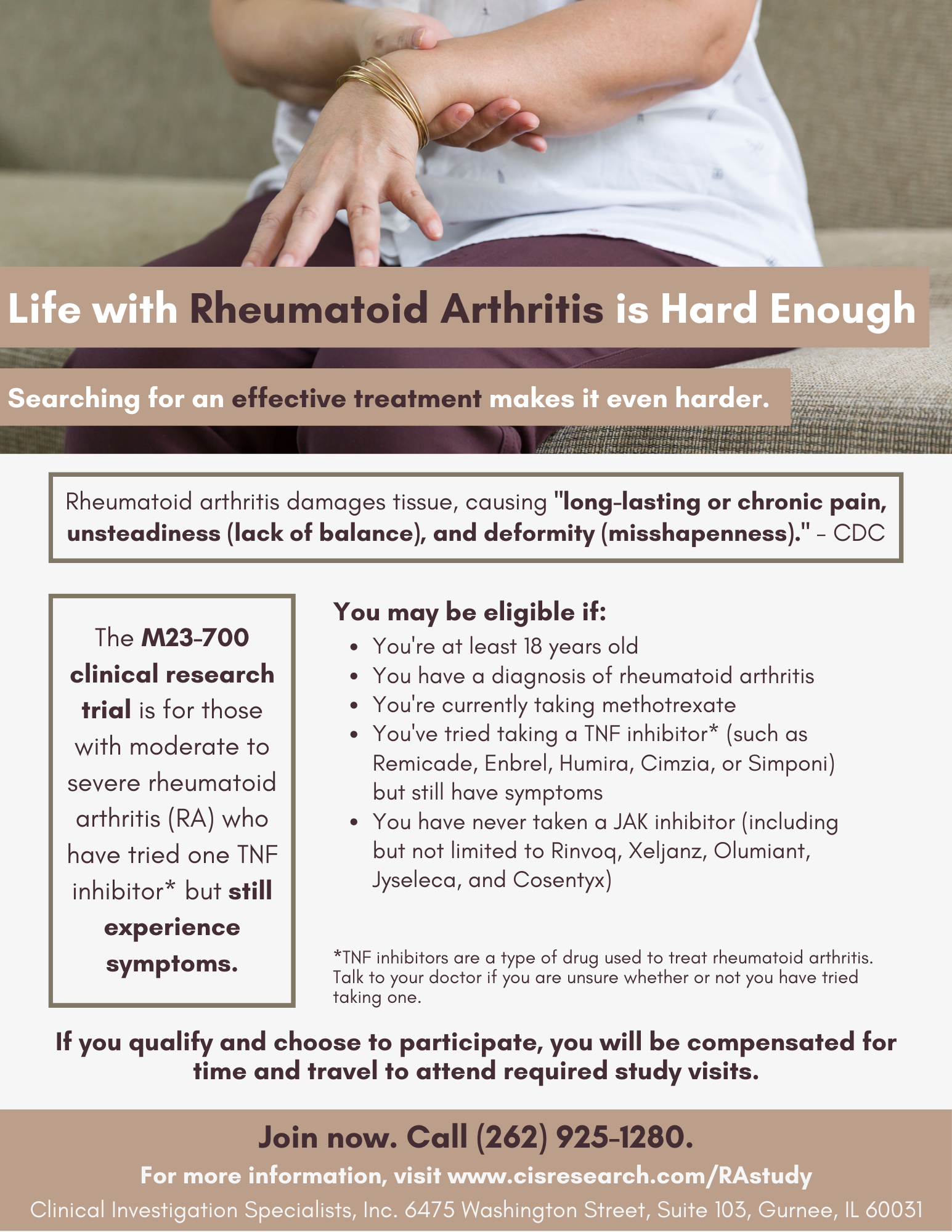 M23-700 Rheumatoid Arthritis (AbbVie) graphic