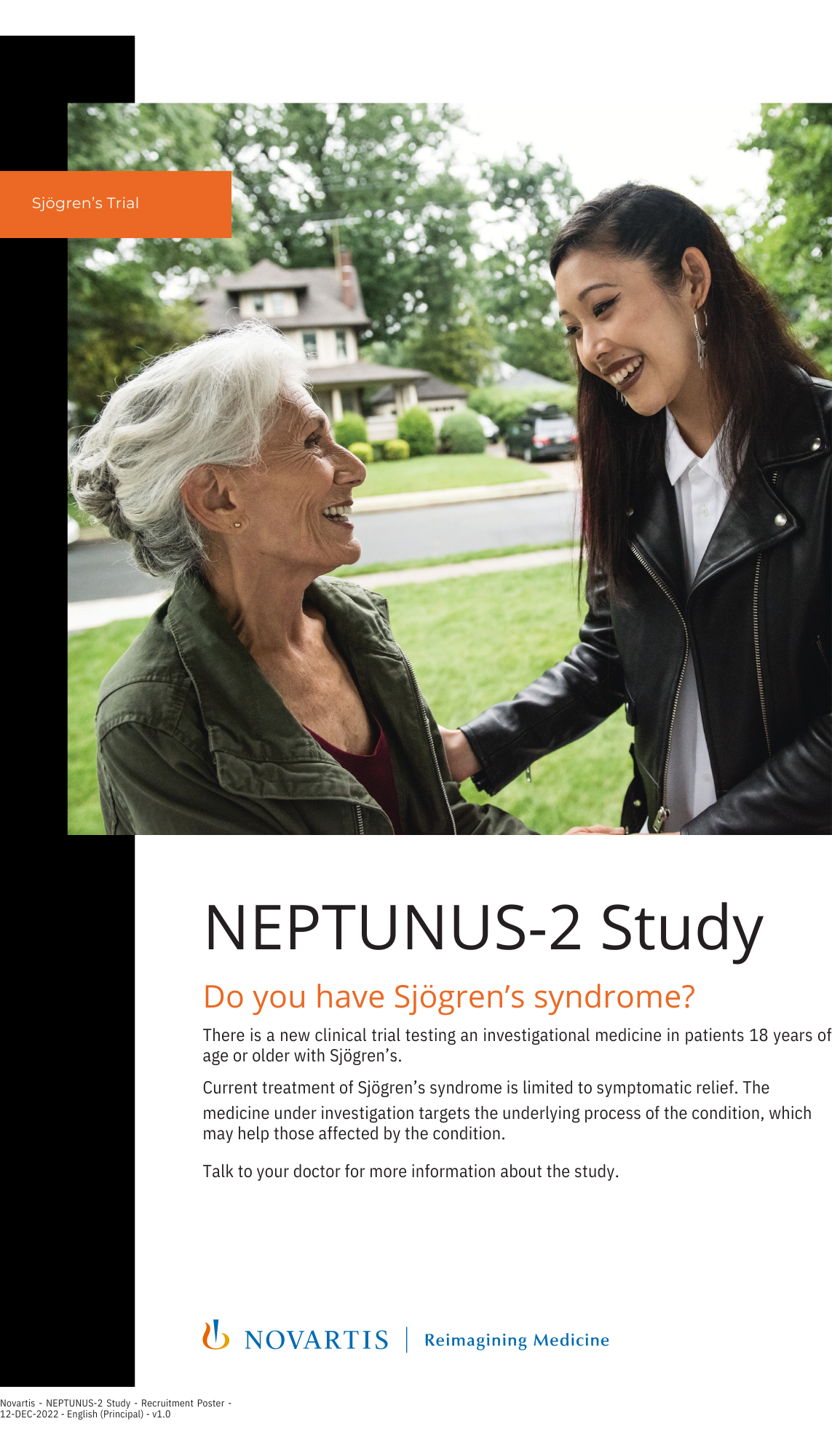 Ad graphic for NEPTUNUS-2 Sjogren's Study
