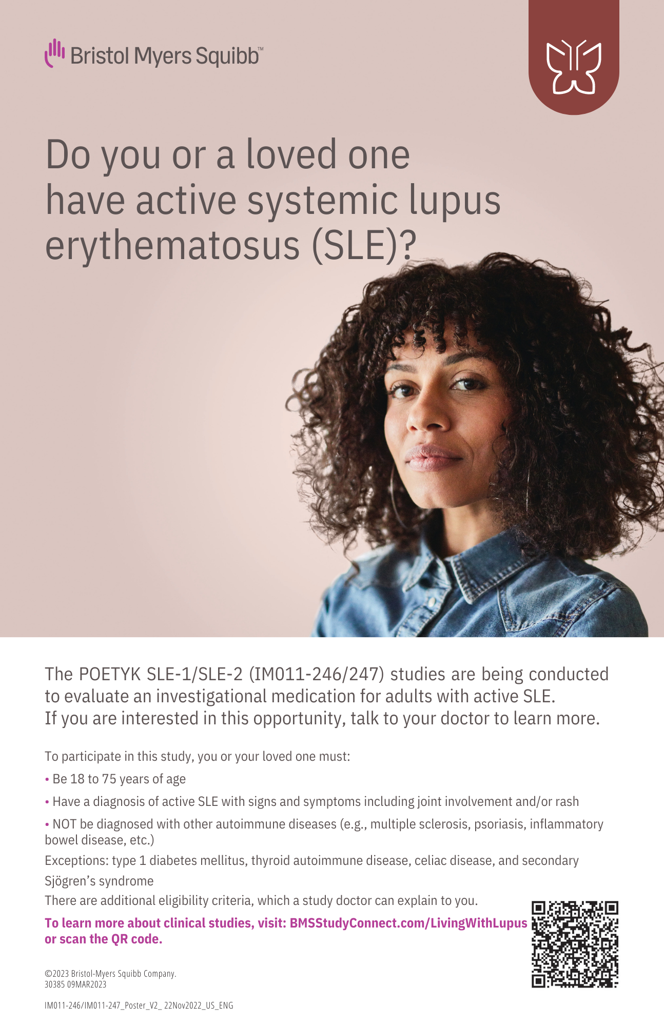 POETYK SLE-1/SLE-2 (IM011-246/247) Lupus Study Poster